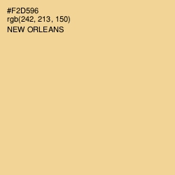 #F2D596 - New Orleans Color Image